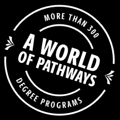 Badge - A World of Pathways (More Than 300 Degree Programs)